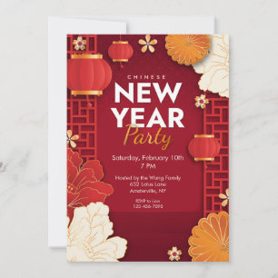 Invitation Fête du Nouvel An chinois