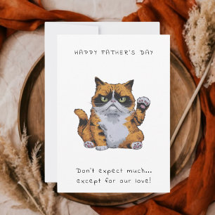 Invitation Fête du Père des Grumpy Cat   Papa mignon