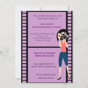 Invitation Fête du Studio de Photographie