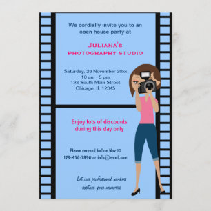 Invitation Fête du Studio de Photographie