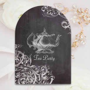 Invitation fête du thé de la campagne française