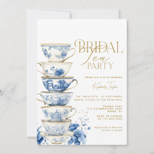 Invitation Fête du thé de la mariée Chinoiserie Fête des mari