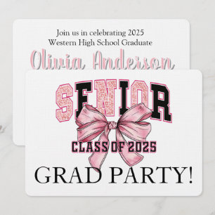 Invitation Fête Empreinte de léopard senior