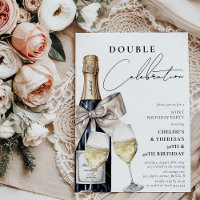 Fête en style Double fête d'anniversaire