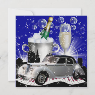 Invitation Fête en style Lumières lumineuses - SRF