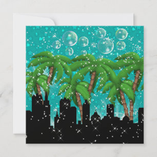 Invitation Fête en style Lumières lumineuses - SRF