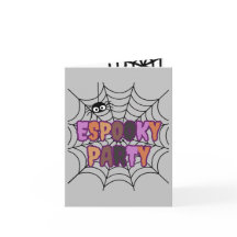 Fête Espooky Amusante Araignée Effrayante