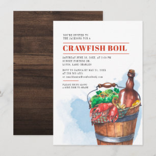 Invitation Fête estivale de famille autour d'un bouillon d'éc