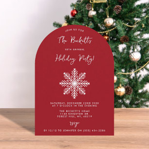 Invitation Fête Festive Fête de Noël
