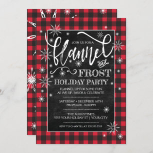 Invitation Fête Fête Flannel & Frost