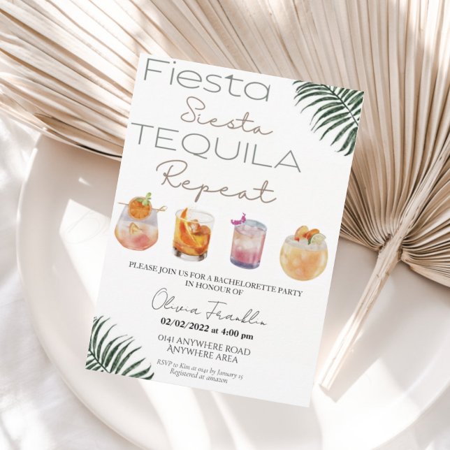 Invitation Fête finale mexicaine pour la mariée  (Créateur téléchargé)