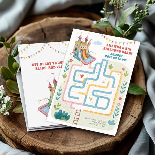 Invitation Fête gonflable Anniversaire