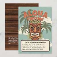 Fête Hawaïenne Tiki Tropicale