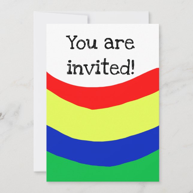 Invitation Fête, invitation, toutes les occasions (Devant)