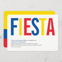 Fête :Invitations: Equateur : Drapeau équatorien