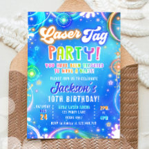 Fête Laser Tag Neon Lasergame Glow Anniversaire Ga