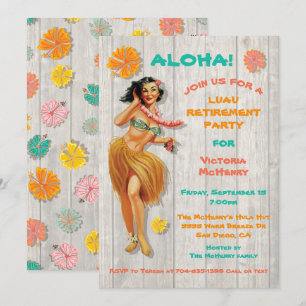 Invitation Fête Luau Hawaïenne