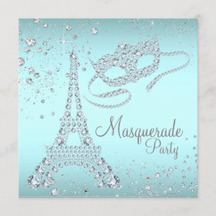 Invitation Fête masquée à Paris