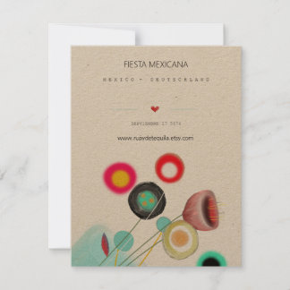 INVITATION FÊTE MEXICAINE