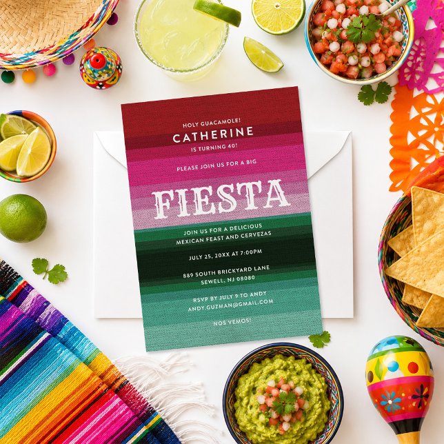Invitation Fête Mexicaine (Créateur téléchargé)