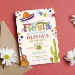 Invitation Fête mexicaine colorée Premier anniversaire<br><div class="desc">Colorée Fête Mexicaine Première Invitation Anniversaire</div>