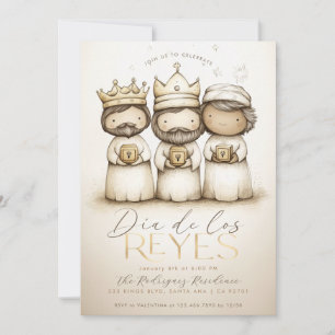 Invitation Fête mexicaine du jour des 3 Rois Día De Los Reyes