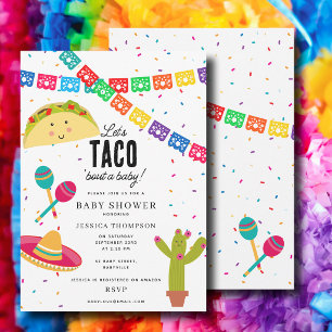 Invitation Fête mexicaine - Parlons taco d'une Baby Shower