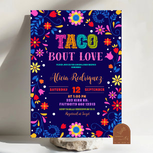 Invitation Fête Mexicaine Taco Bout Love Enterrement de Vie d