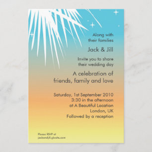Invitation Fête moderne 5x7