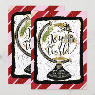 Invitation Fête mondiale de la joie Vacances mondiales Soirée