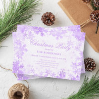 Fête Noël Pneus pourpres Snowflakes