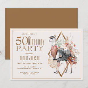 Invitation Fête officielle du 50e anniversaire de la Llama