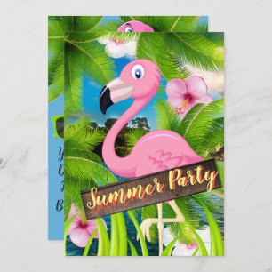 Invitation Fête Pélicane d'été