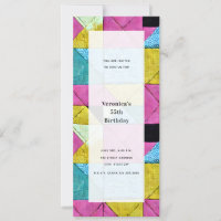 Fête polyvalente générique inspirée du patchwork