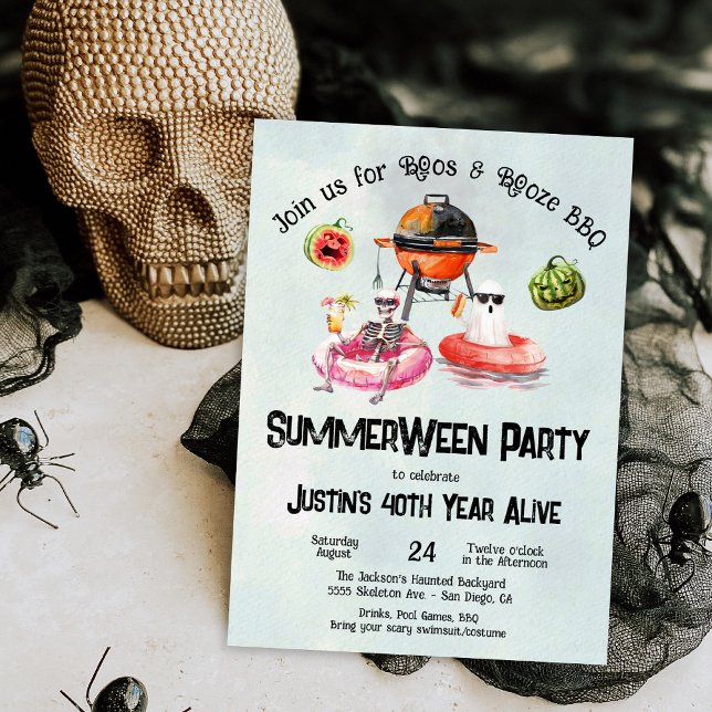 Invitation Fête prénatale Baby-Q barbecue de jardin (Créateur téléchargé)