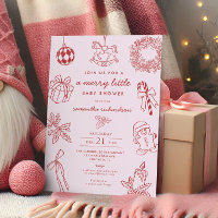 Fête prénatale bébé fille rose fantaisiste joyeuse