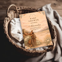 Fête Prénatale Bébé Fleur Sauvage de Selle Western