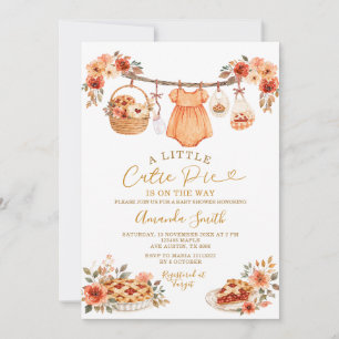 Invitation Fête Prénatale d'Automne Un Petit Bout de Chou Arr