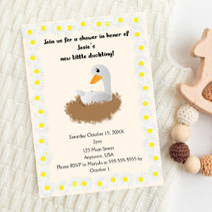 Invitation Fête Prénatale de Maman Canard