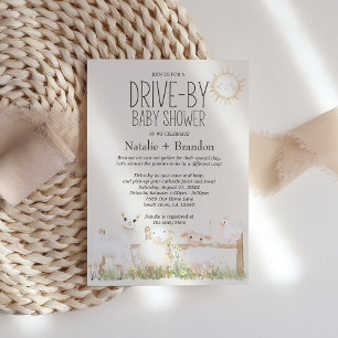 Invitation Fête Prénatale Drive-By Amis des Animaux de la Fer