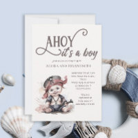 Fête prénatale : Ohé, c'est un garçon pirate !