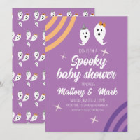 Fête Rétro Halloween Groovy Baby Shower