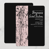 Fête Rose Fard & Peinture Noire Sweet 16 TOUT ÂGE