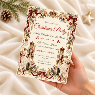 Invitation Fête Royale de Noël du Ballet Casse-Noisette