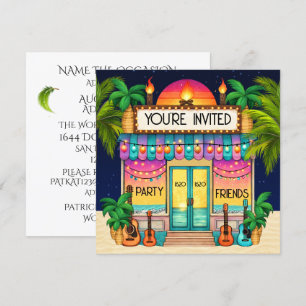 INVITATION FÊTE SUR LA PLAGE