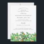 Invitation FÊTE SURPRISE 21 Holly Décembre Fleur de naissance<br><div class="desc">L'invitation Festive de fête sainte et de baies est parfaite pour votre fête d'anniversaire surprise de décembre. Le saint vert vif est décoré de baies rouges profondes. Holly est aussi la fleur de naissance de décembre qui représente le bonheur, la joie, la chance et le respect. Tout le texte est...</div>