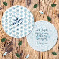 Fête surprise pour 30 ans avec des Hortensias Bleu