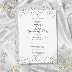 Invitation Fête surprise pour 70 ans de mariage