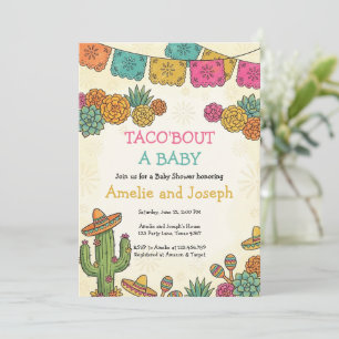 Invitation Fête Taco à propos d'une Baby Shower
