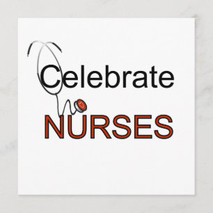 Invitation Fêter les T-shirts et les cadeaux des infirmières